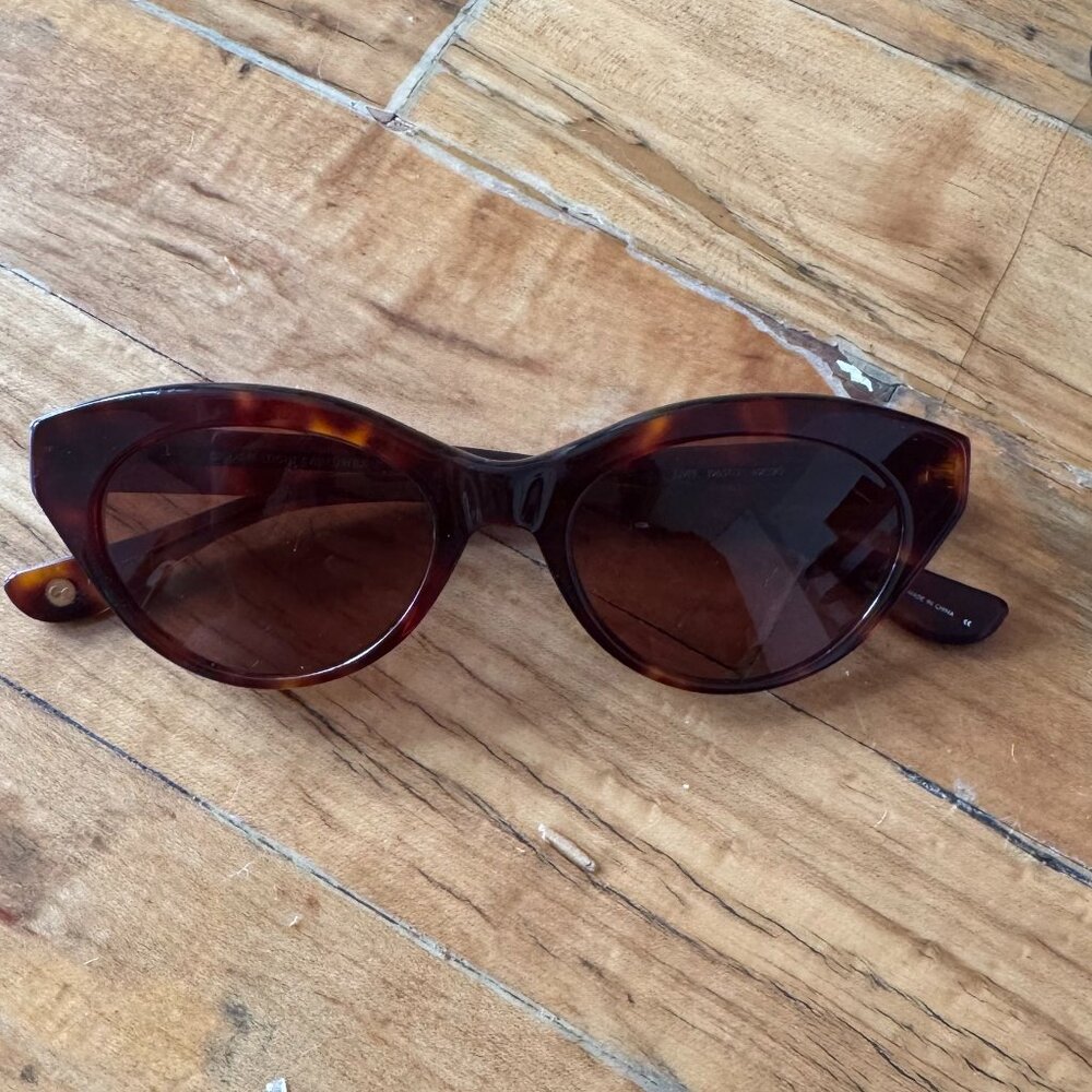 Garrett Leight Juvee Tortoise Sunglasses